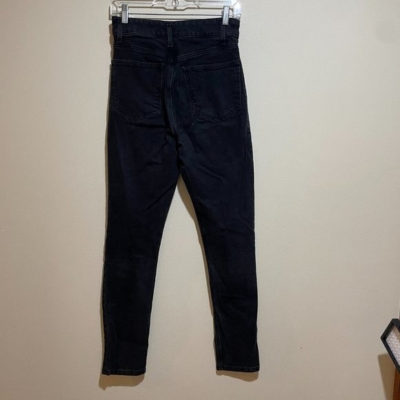 Reformation Size 26 Kayo High & Skinny Erie Black Wash Jeans no belt - Picture 9 of 14